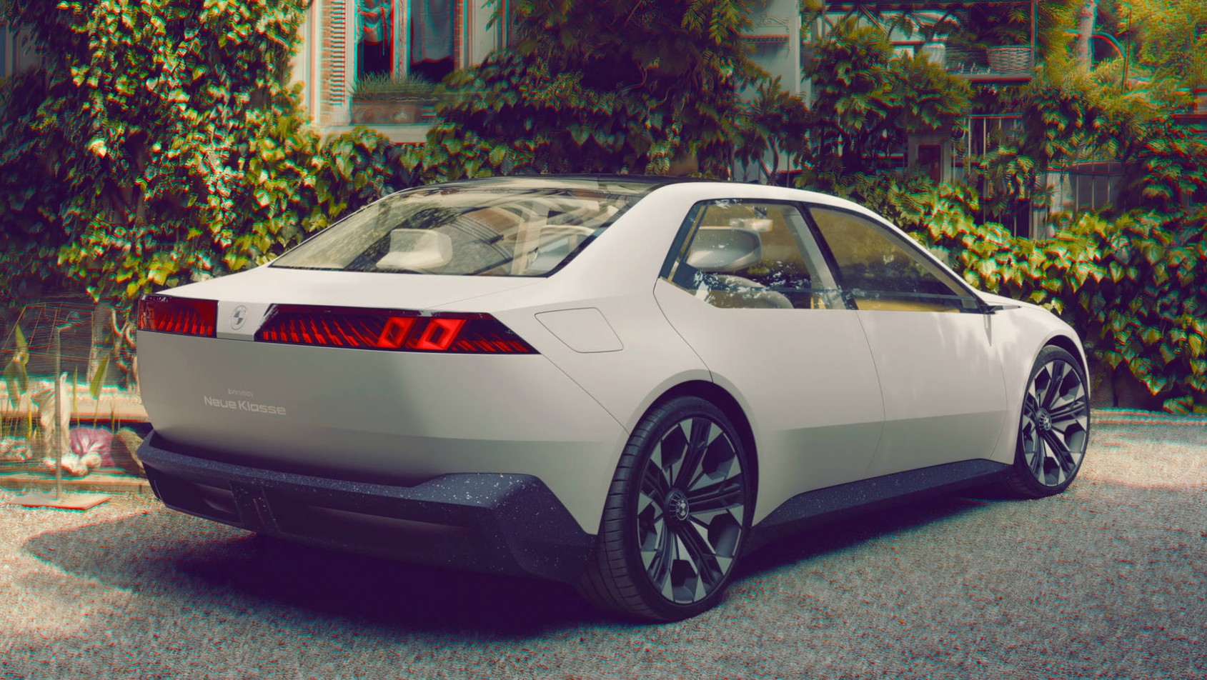 BMW Vision Neue Klasse concept sylwetka tył