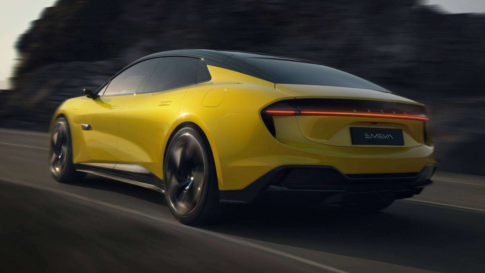 2024 Lotus Emeya tył dynamiczne