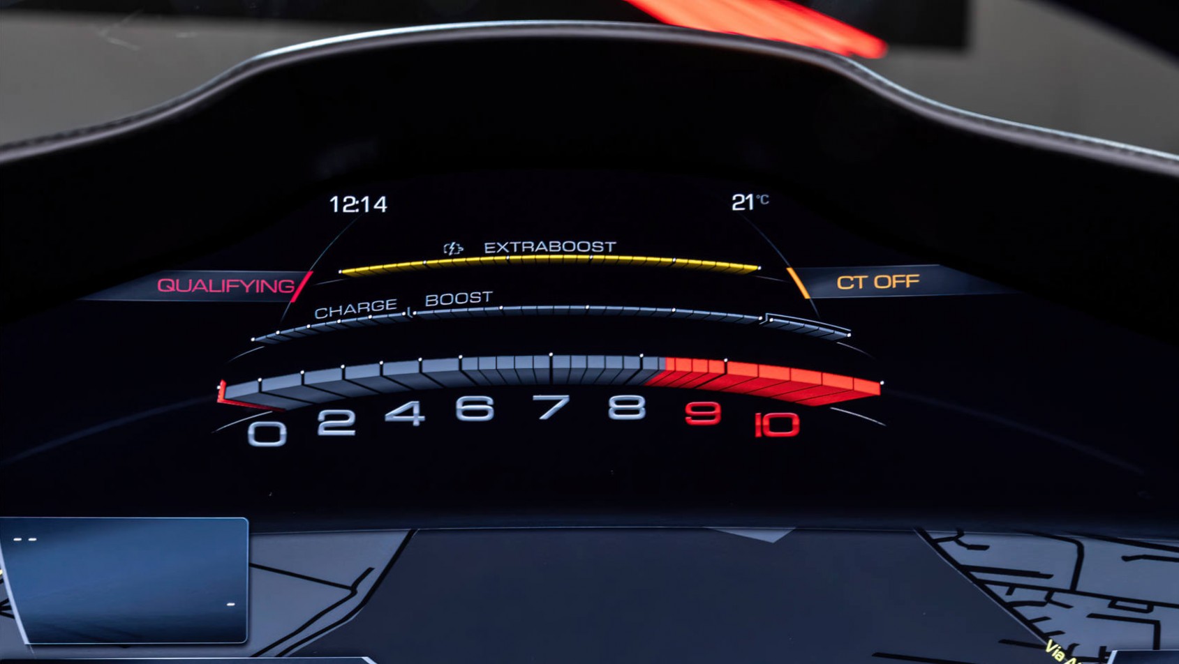 Porsche Cayenne S E-Hybrid zegary