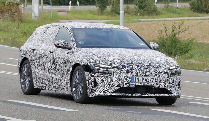 Audi S6 Avant e-tron spyshot