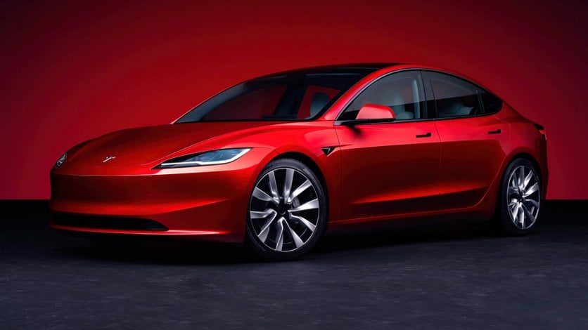 2024 Tesla Model 3 facelifting główne