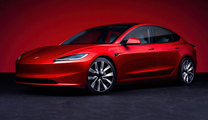 2024 Tesla Model 3 facelifting główne
