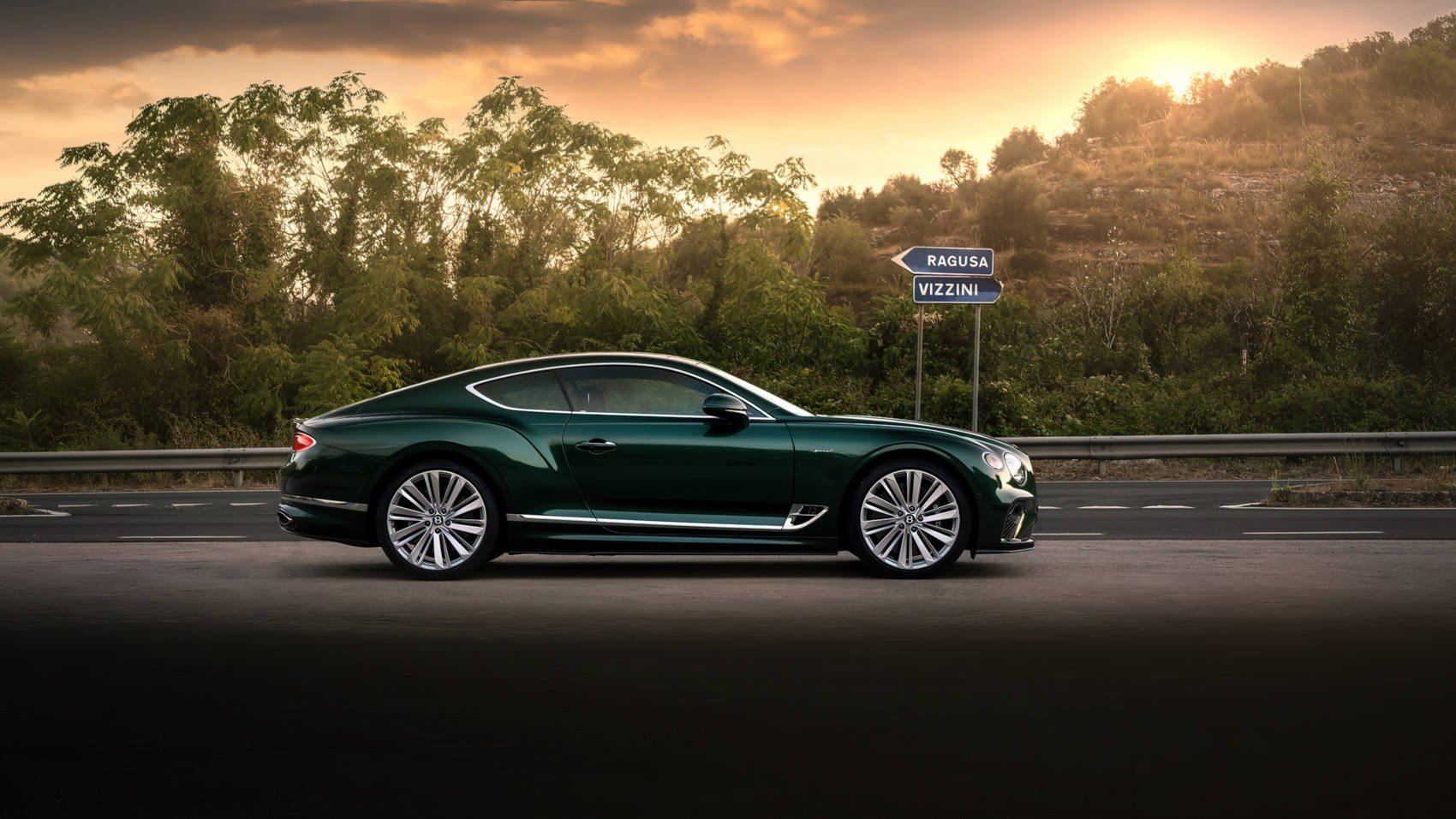Bentley Continental GT sylwetka profil
