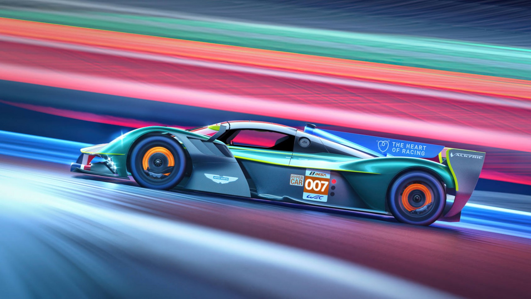 Aston Martin Valkyrie AMR LMH british racing green