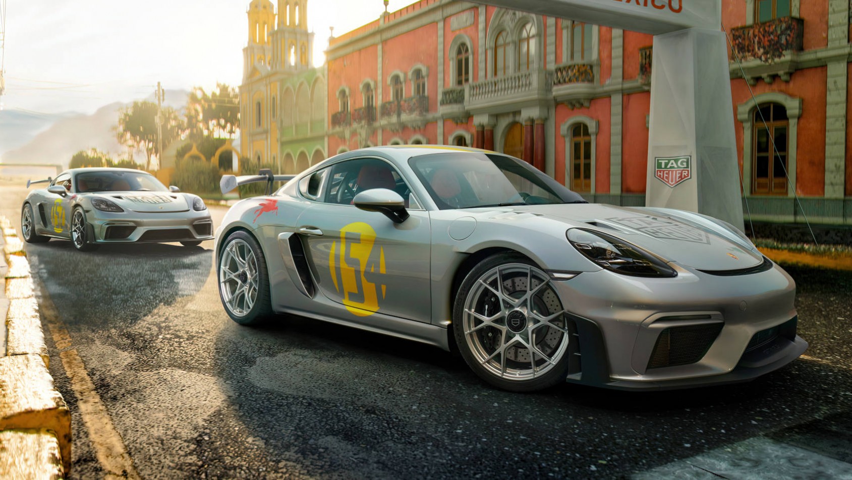 Porsche 718 Cayman GT4 RS Panamericana malowanie