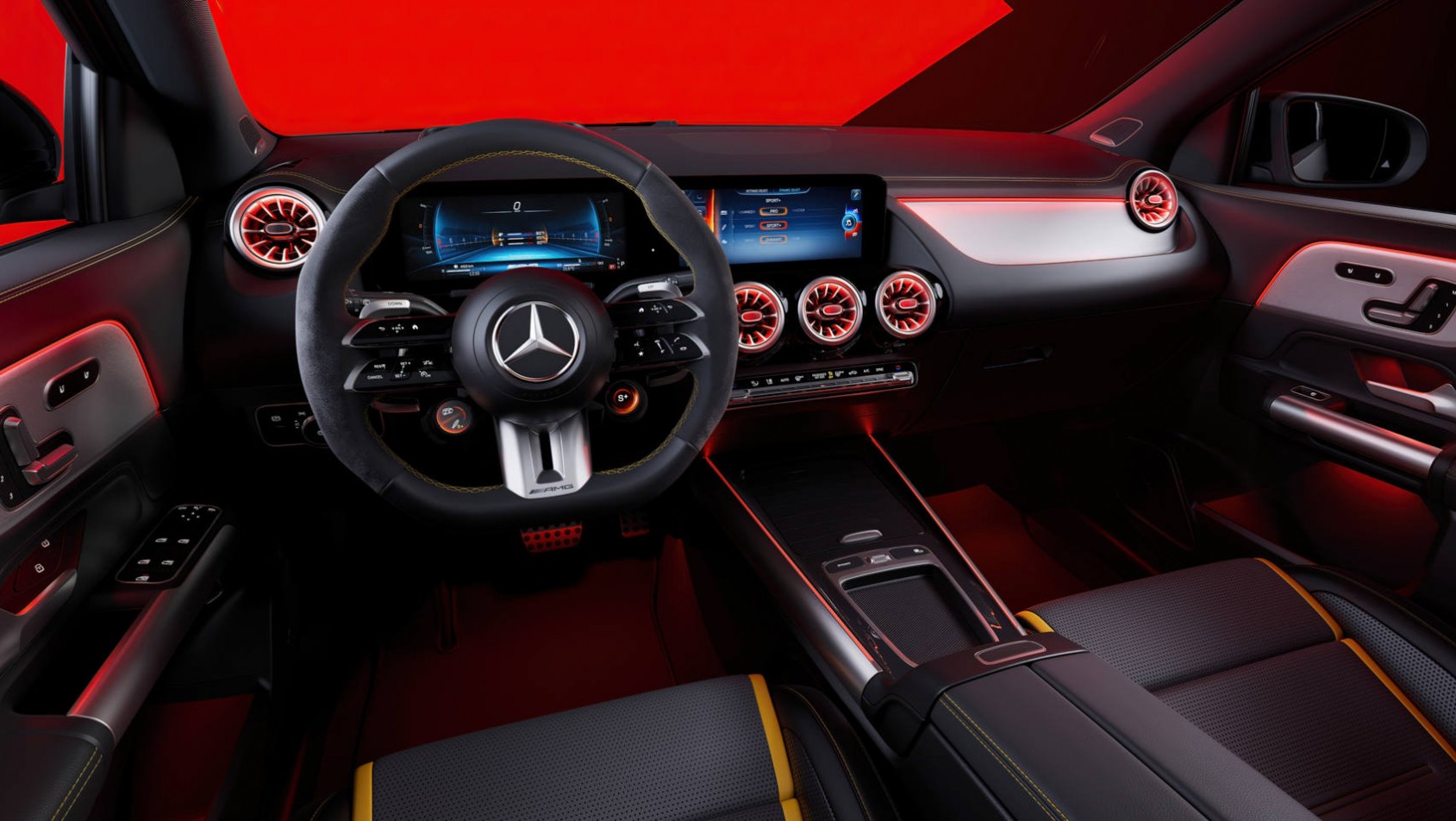 Mercedes-AMG GLA 2024 Mercedes-AMG GLA 45 S lifting wnętrze