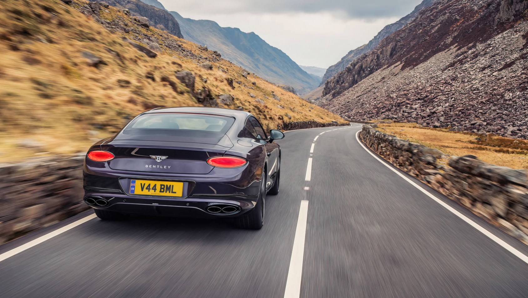 Bentley Continental GT - górskie trasy