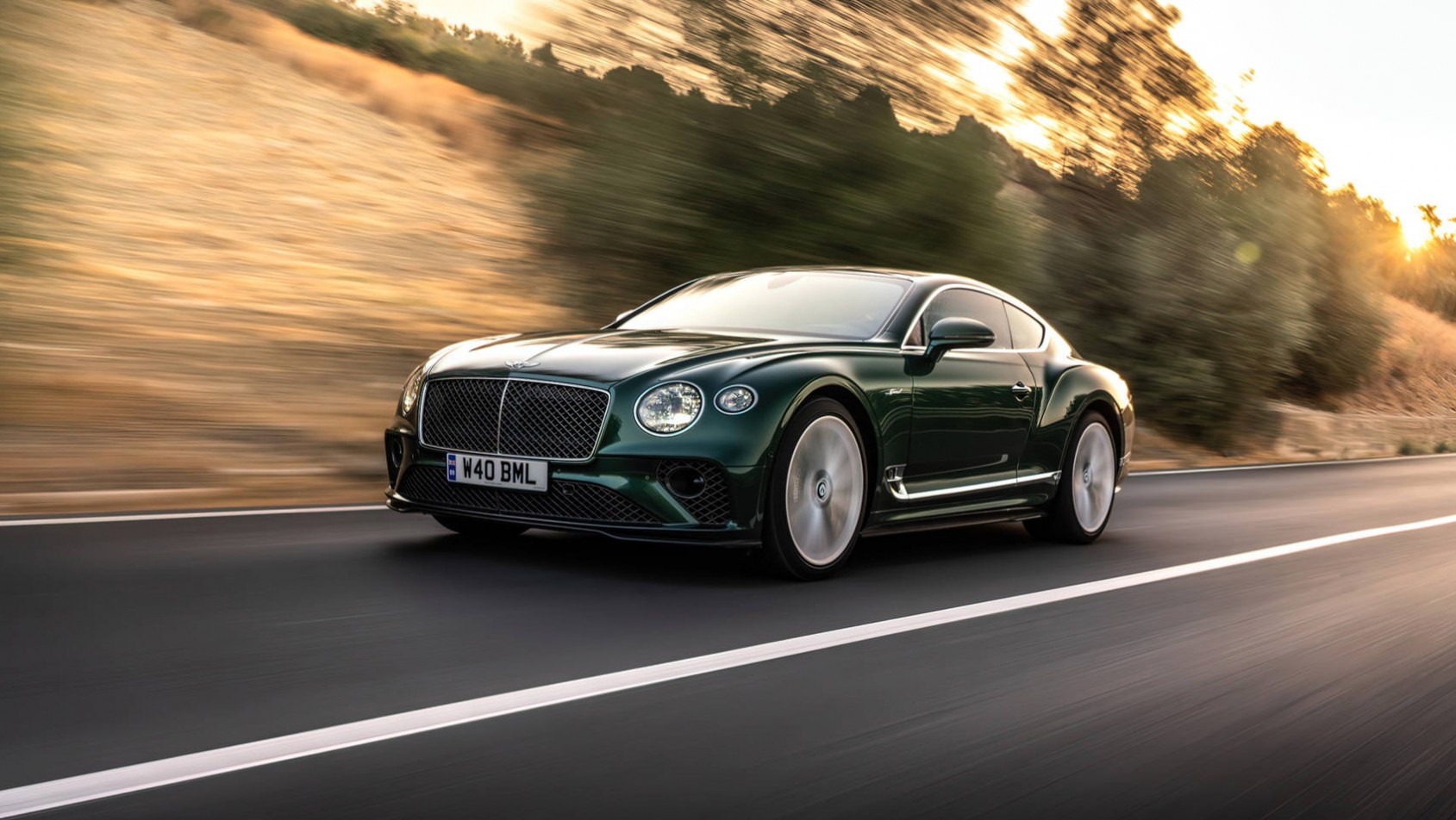 Bentley Continental GT - szybka jazda
