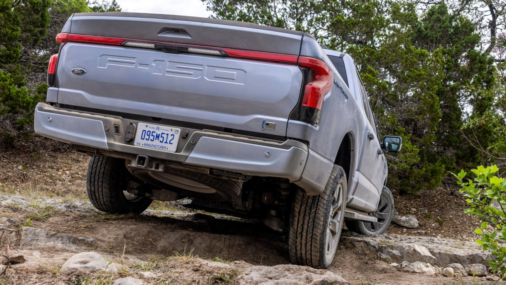 Ford F-150 Lightning tylna burta