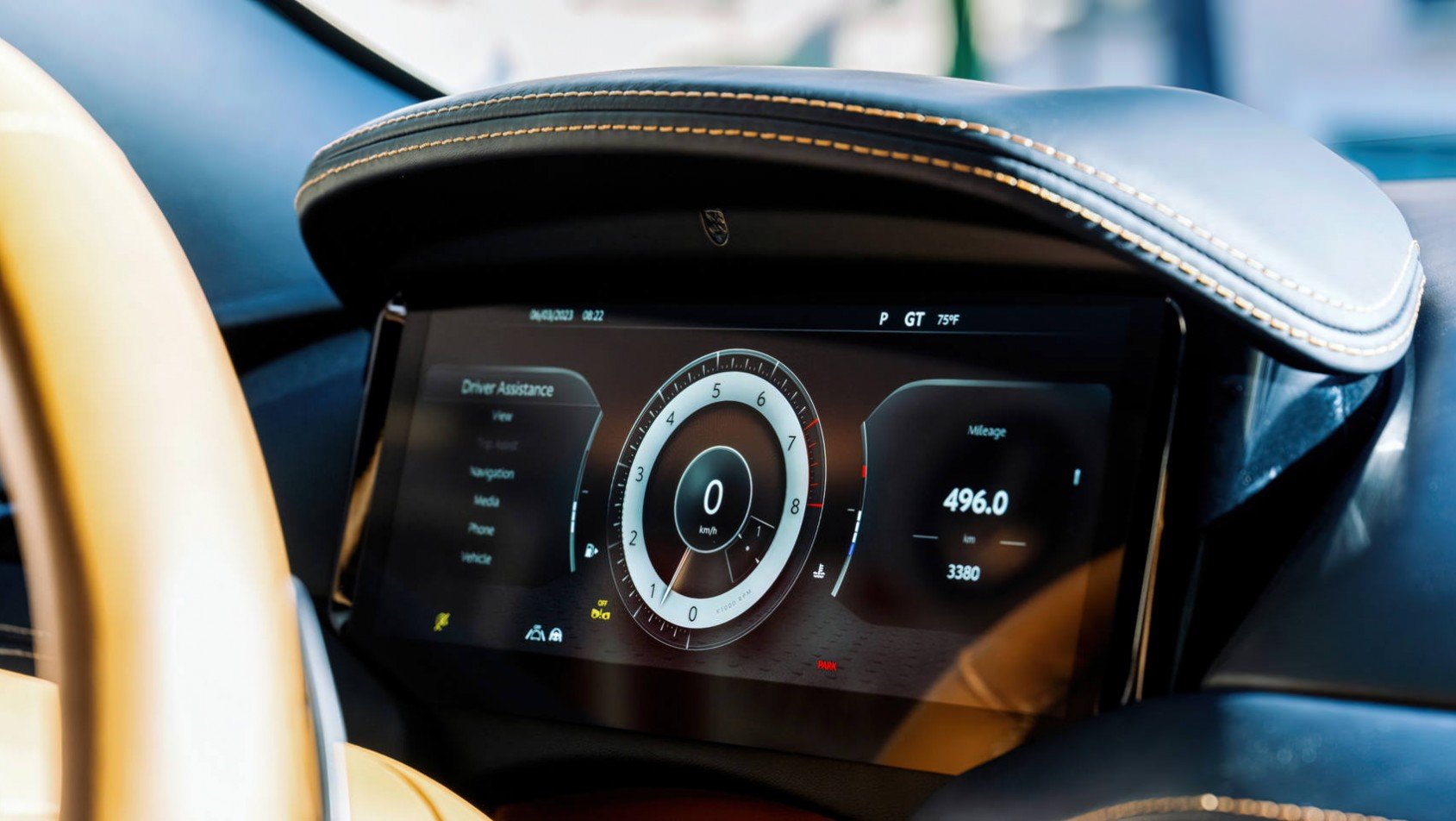 Aston Martin DB12 zegary