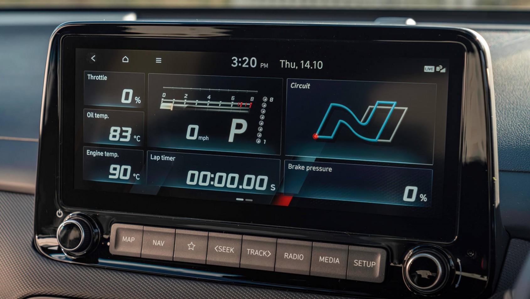 Hyundai Kona N multimedia