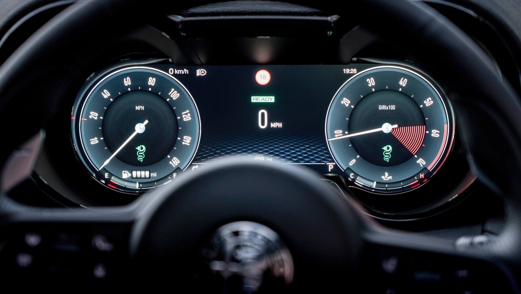 Alfa Romeo Tonale PHEV zegary