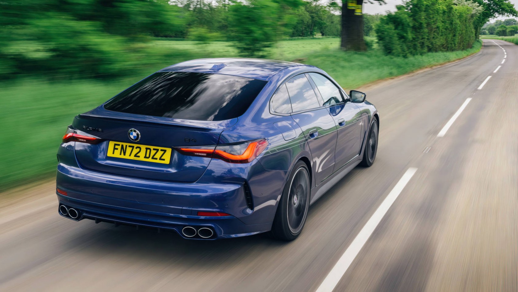 Alpina B4 Gran Coupe tył dynamiczne