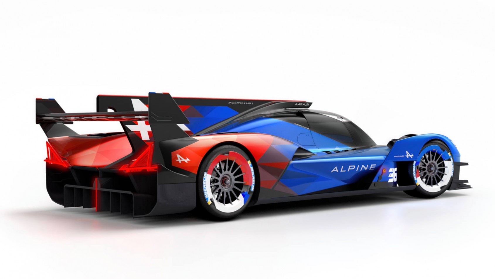 Alpine A424 WEC prawy tył