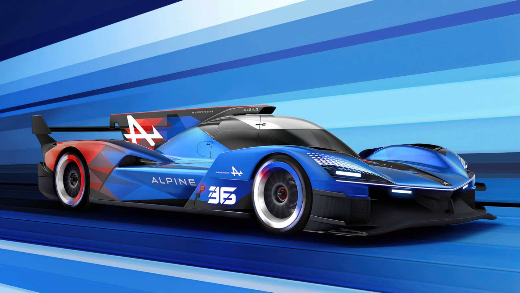 Alpine A424 WEC grafika