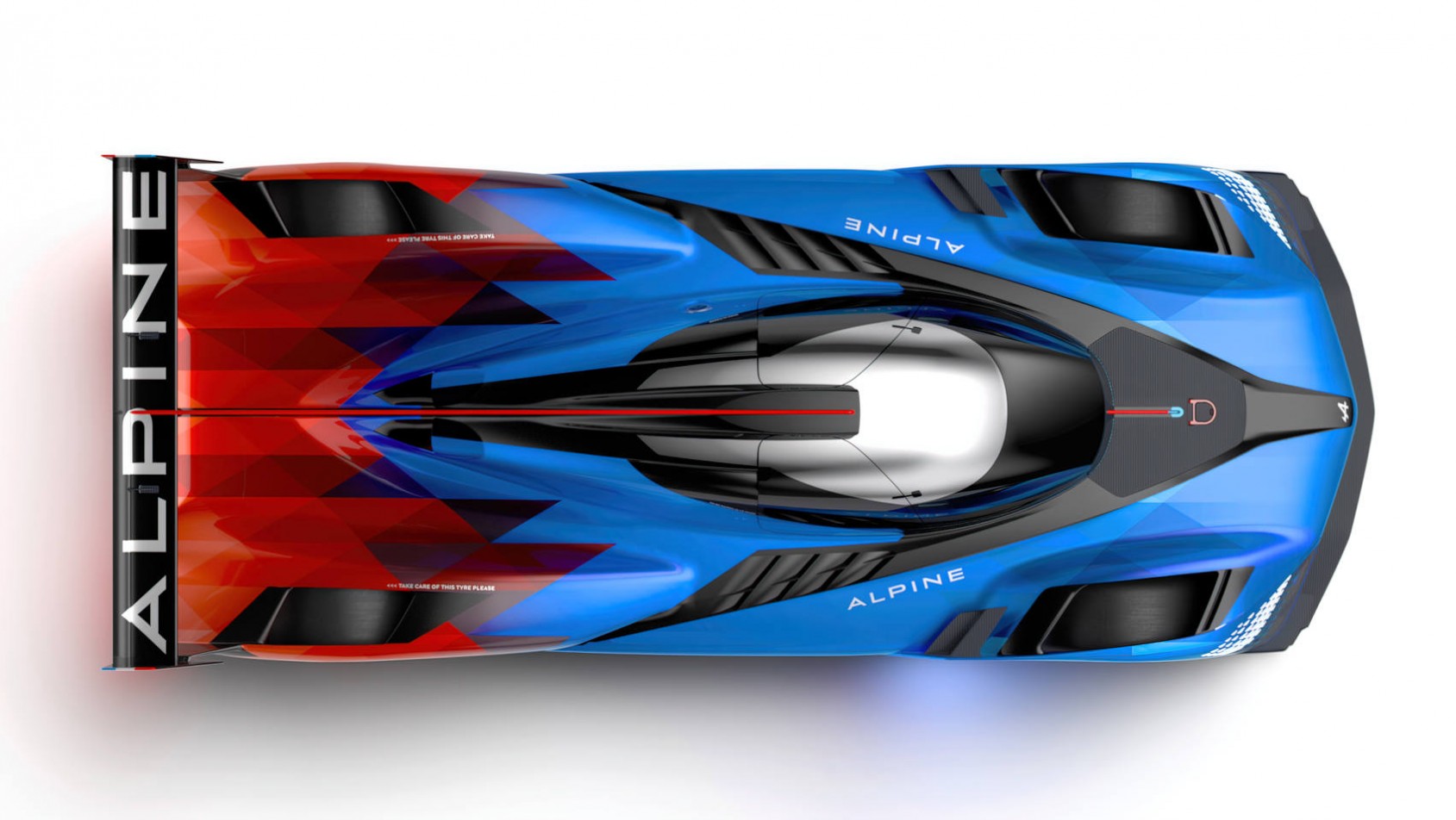 Alpine A424 WEC z góry