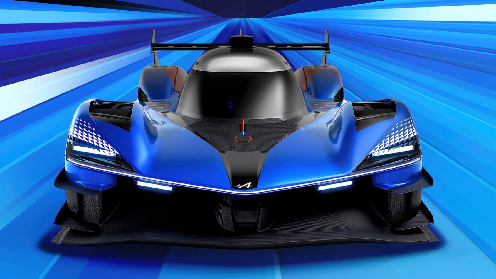 Alpine A424 WEC grafika przód