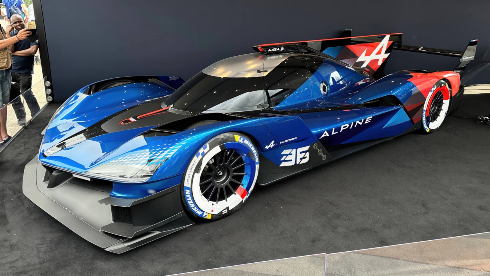 Alpine A424 WEC podczas prezentacji