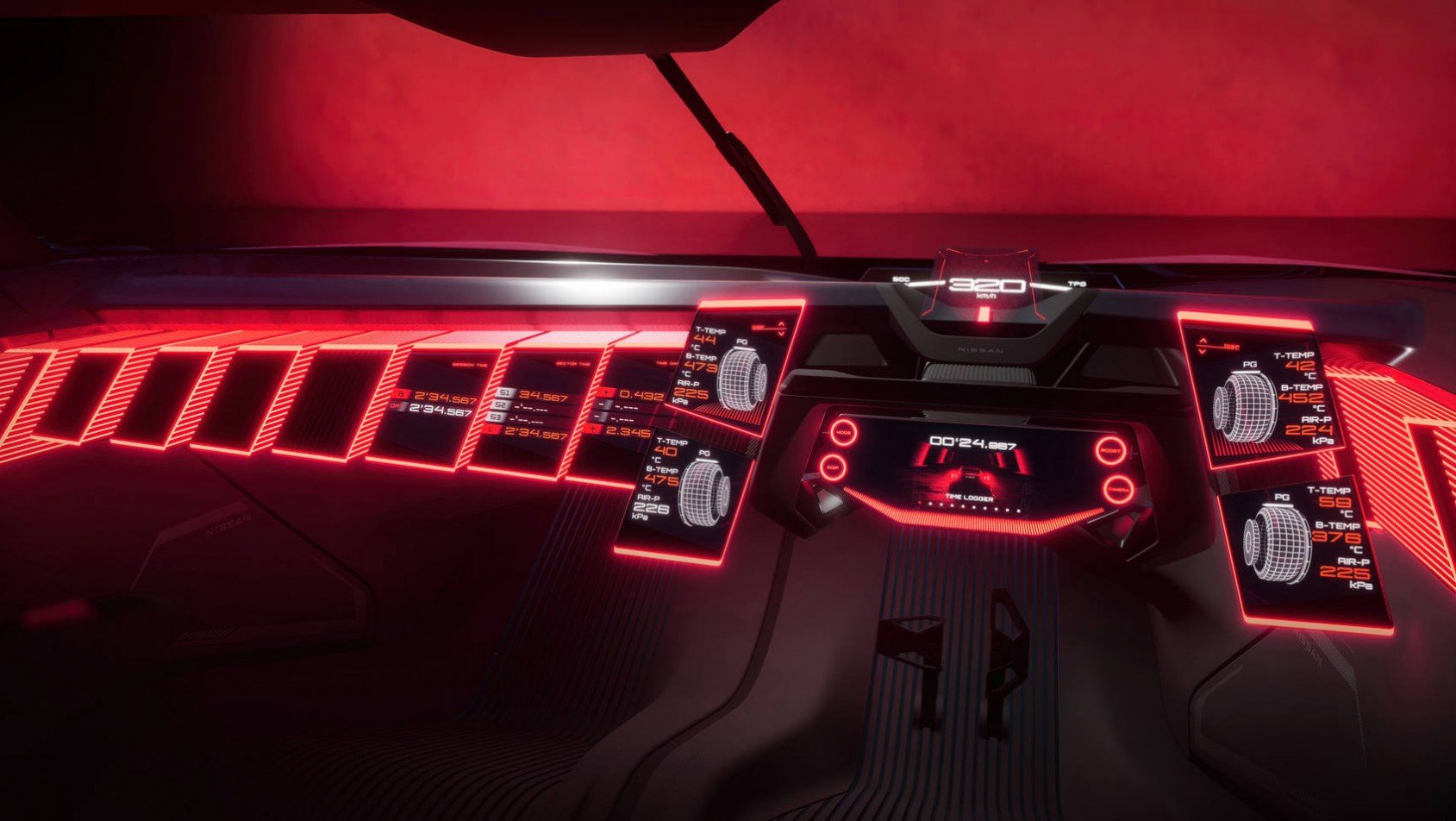 Nissan Hyper Force EV kokpit