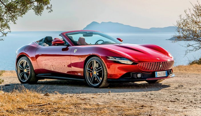 Ferrari Roma Spider test