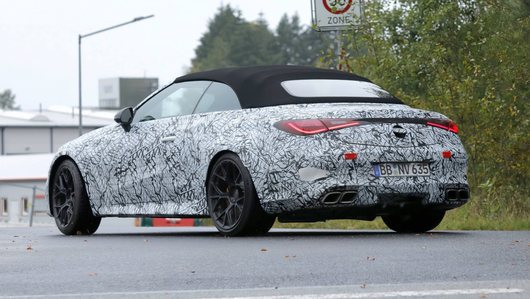 Mercedes-AMG CLE63 Mercedes-AMG CLE63 S E-Performance spyshot tył