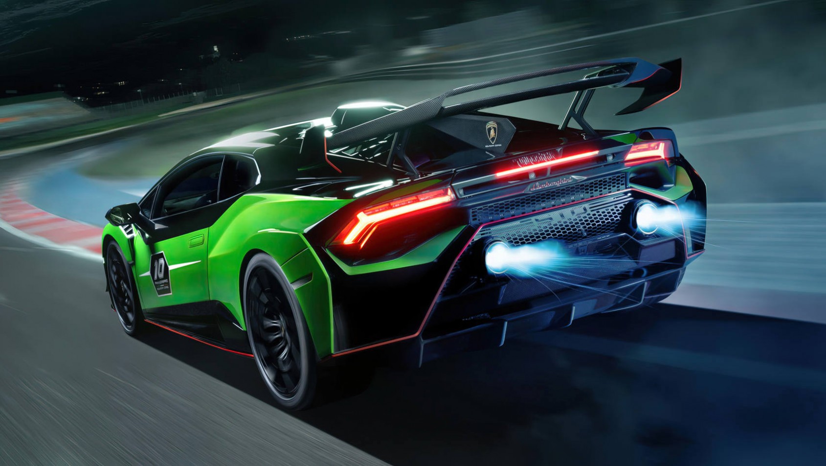 Lamborghini Huracán STO SC 10° Anniversario skrzydło