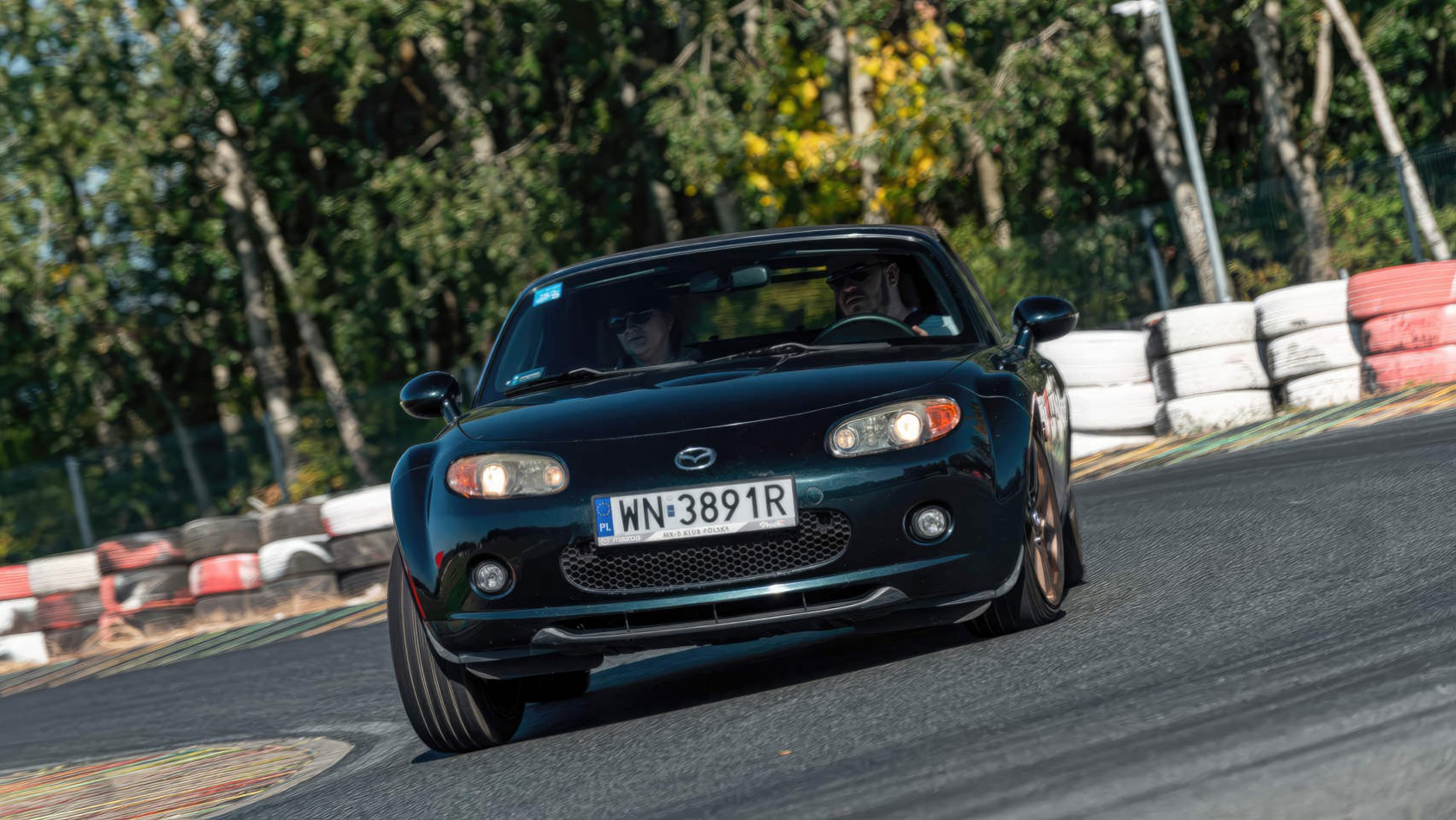 Zielona Mazda MX-5
