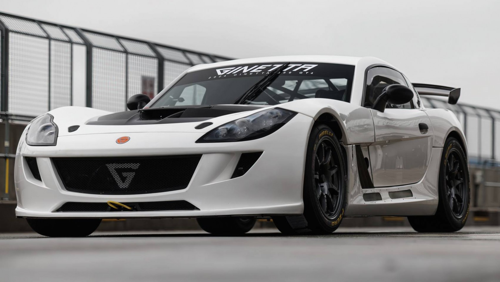 Ginetta G56 GT4 Evo 2024 test na torze