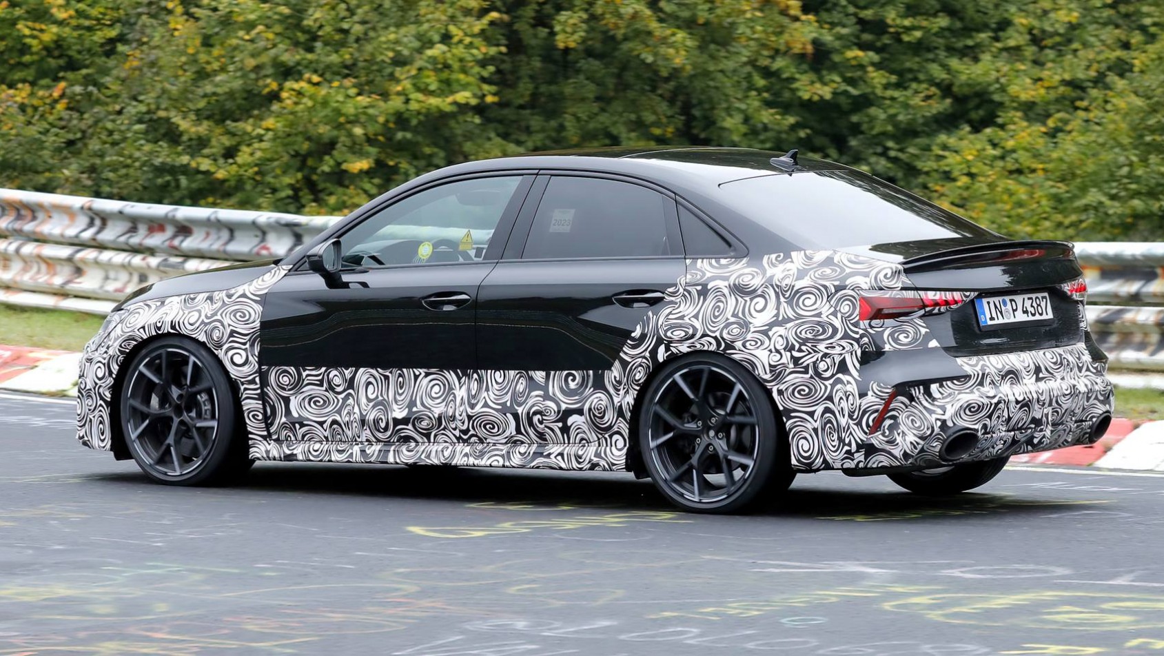Audi RS3 Audi RS3 8Y lifting 2024 spyshot na torze