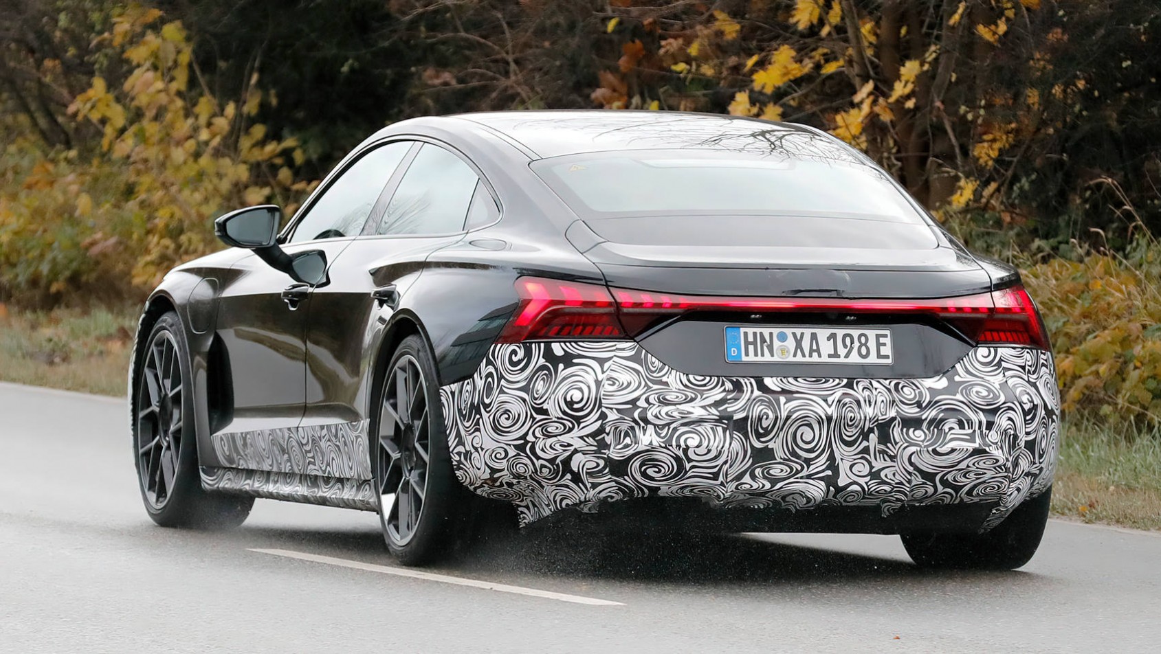2024 Audi e-tron GT spyshot tył