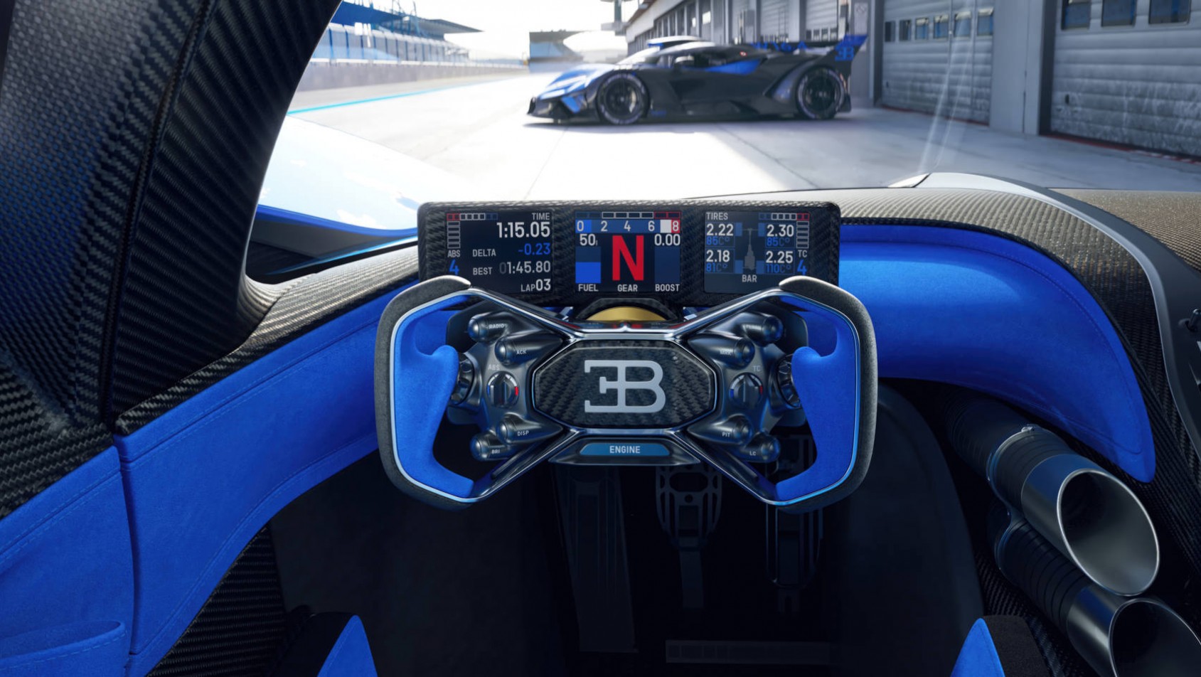 Bugatti Bolide Bugatti Bolide - kierownica