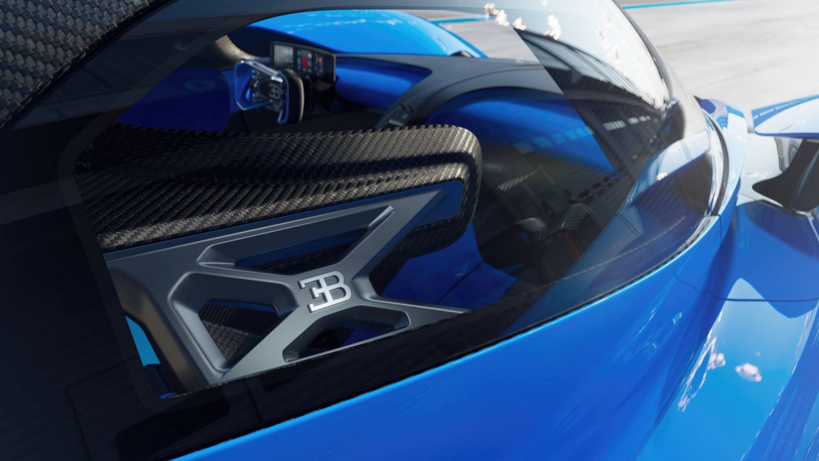 Bugatti Bolide Bugatti Bolide - detale wnętrza