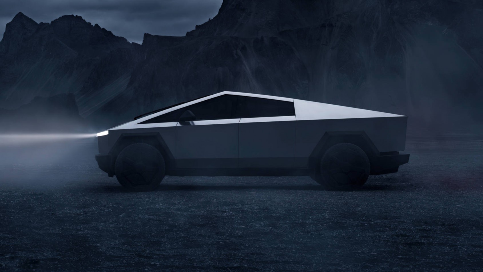 Tesla Cybertruck produkcyjna sylwetka