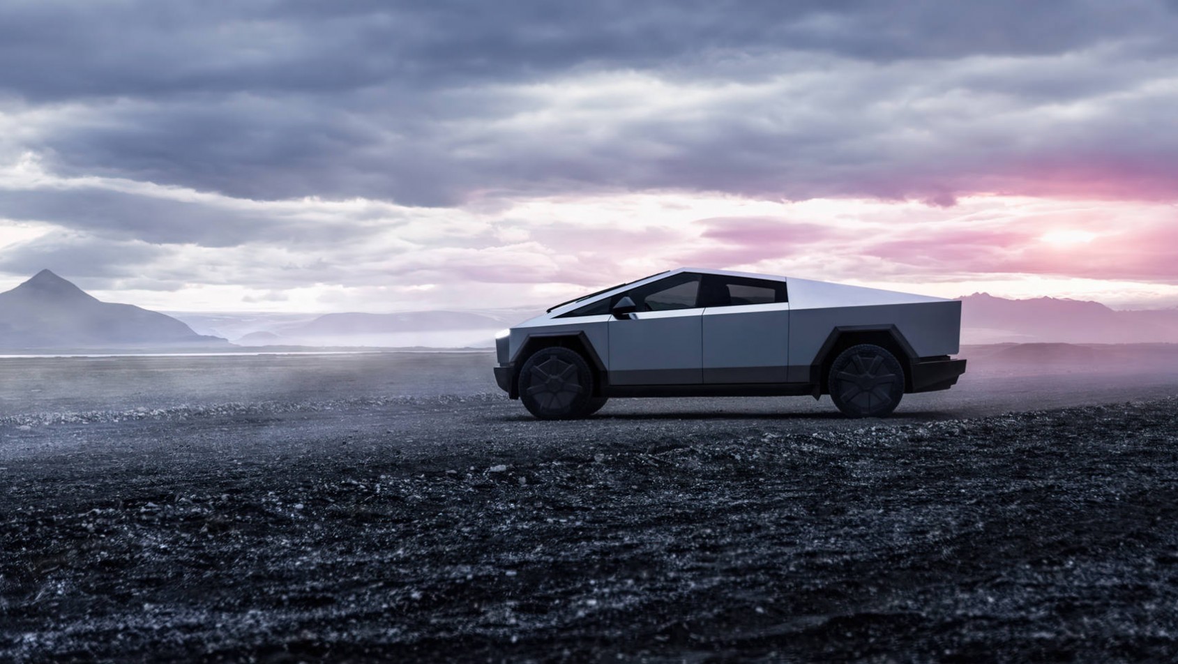 Tesla Cybertruck produkcyjna profil