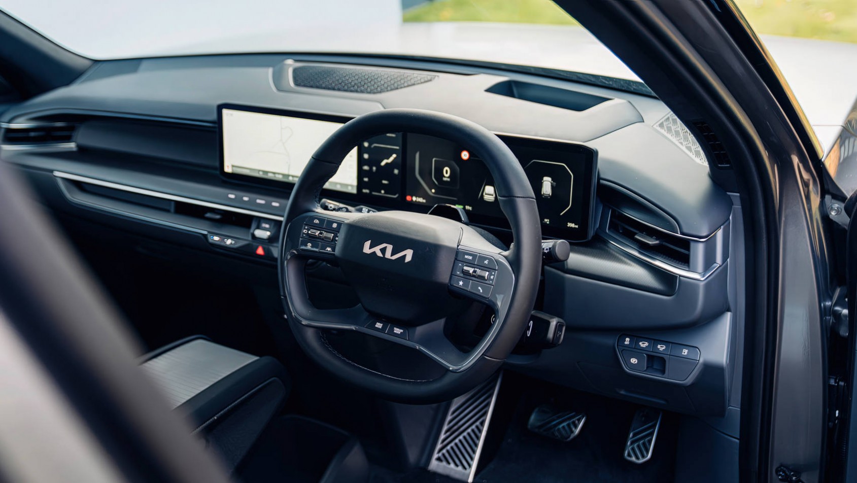 Kia EV9 GT-Line test wnętrze