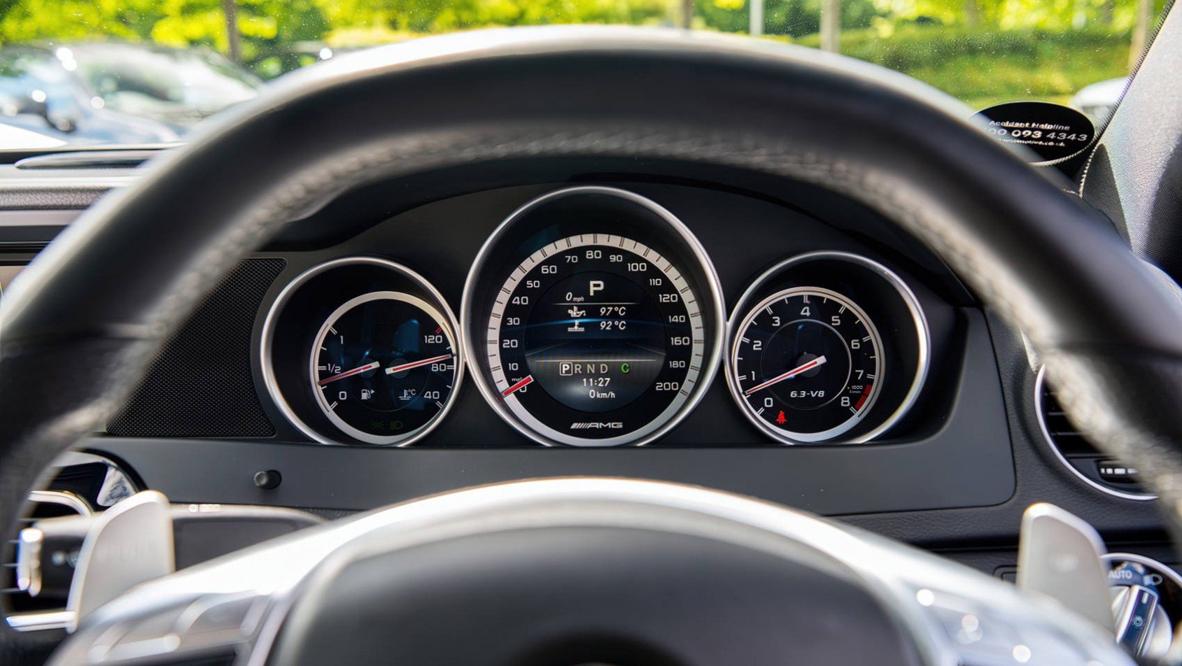 Mercedes-AMG C63 Mercedes-Benz C63 w204 zegary