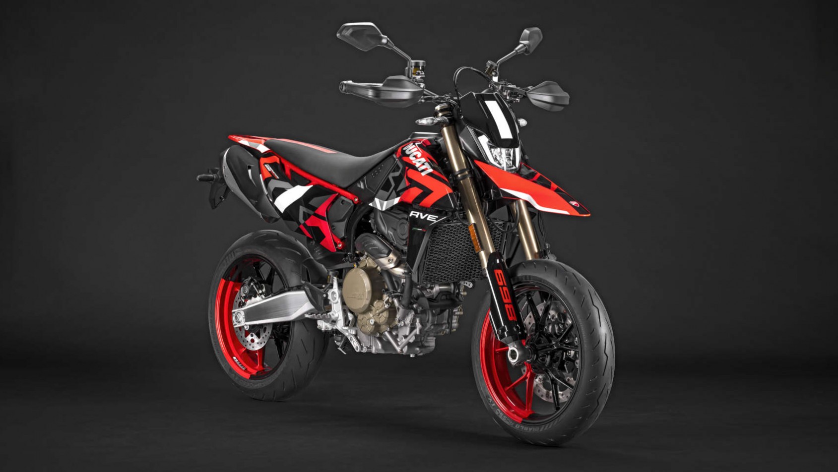 Hypermotard 698 Mono - widok z boku
