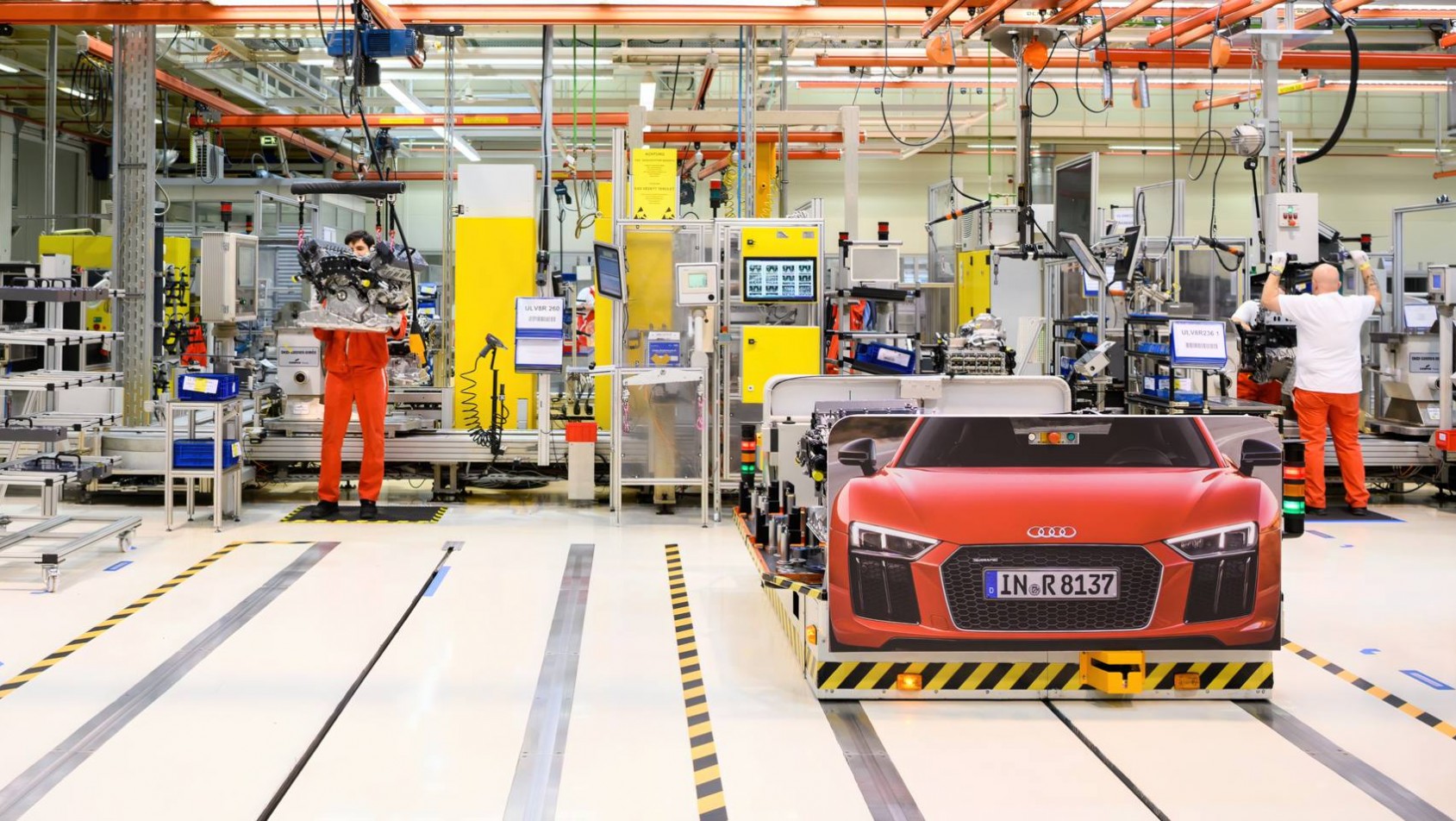 Audi Lamborghini V10 fabryka