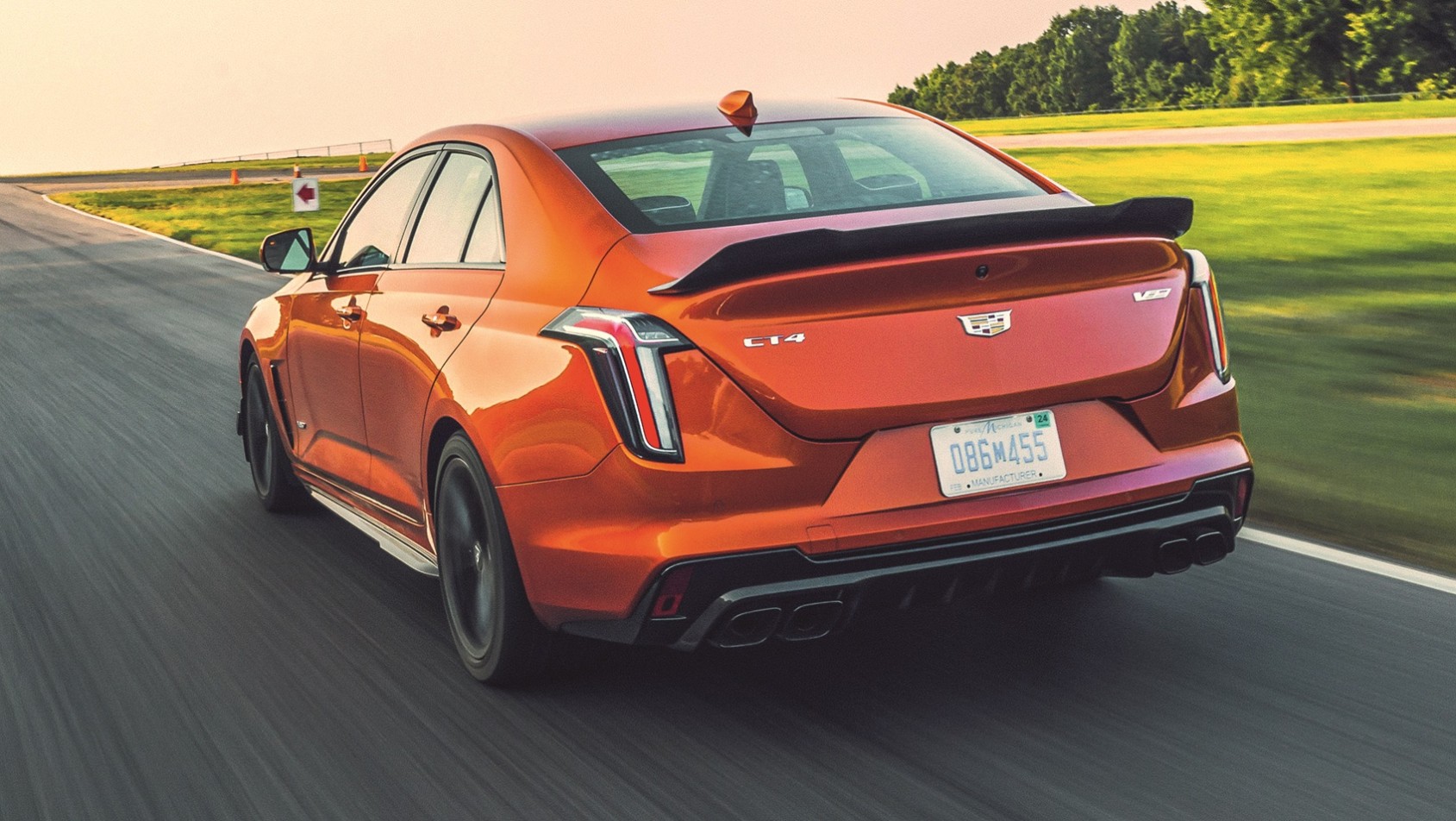 Cadillac CT4‑V Blackwing tył