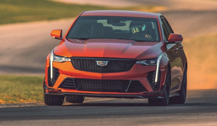 Cadillac CT4-V Blackwing 2023 Cadillac CT4-V Blackwing test