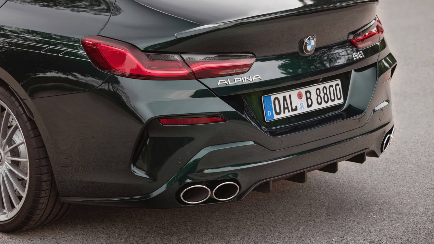 Alpina B8 Gran Coupe detal tyłu