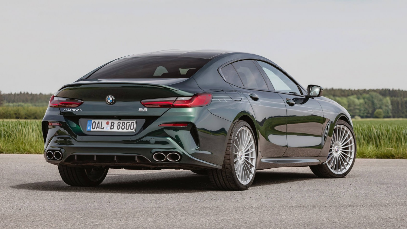 Alpina B8 Gran Coupe sylwetka tył