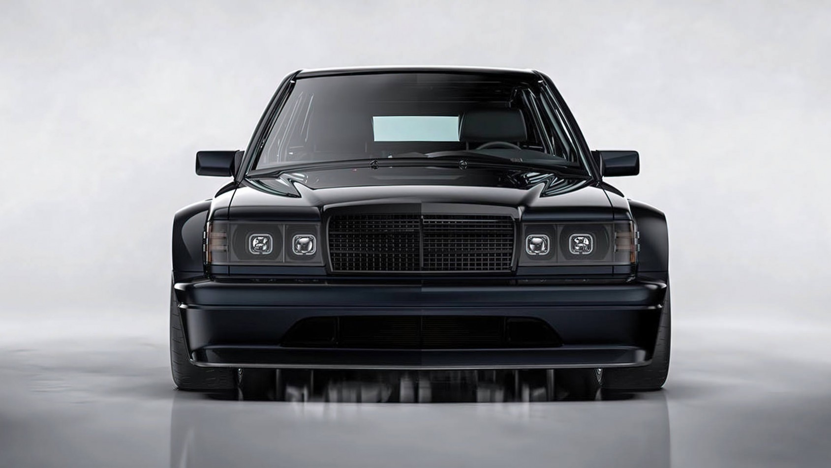 Mercedes-Benz 190E 2.5-16 Evo II HWA EVO Mercedes-Benz 190E 2.5-16 Evo II restomod przód