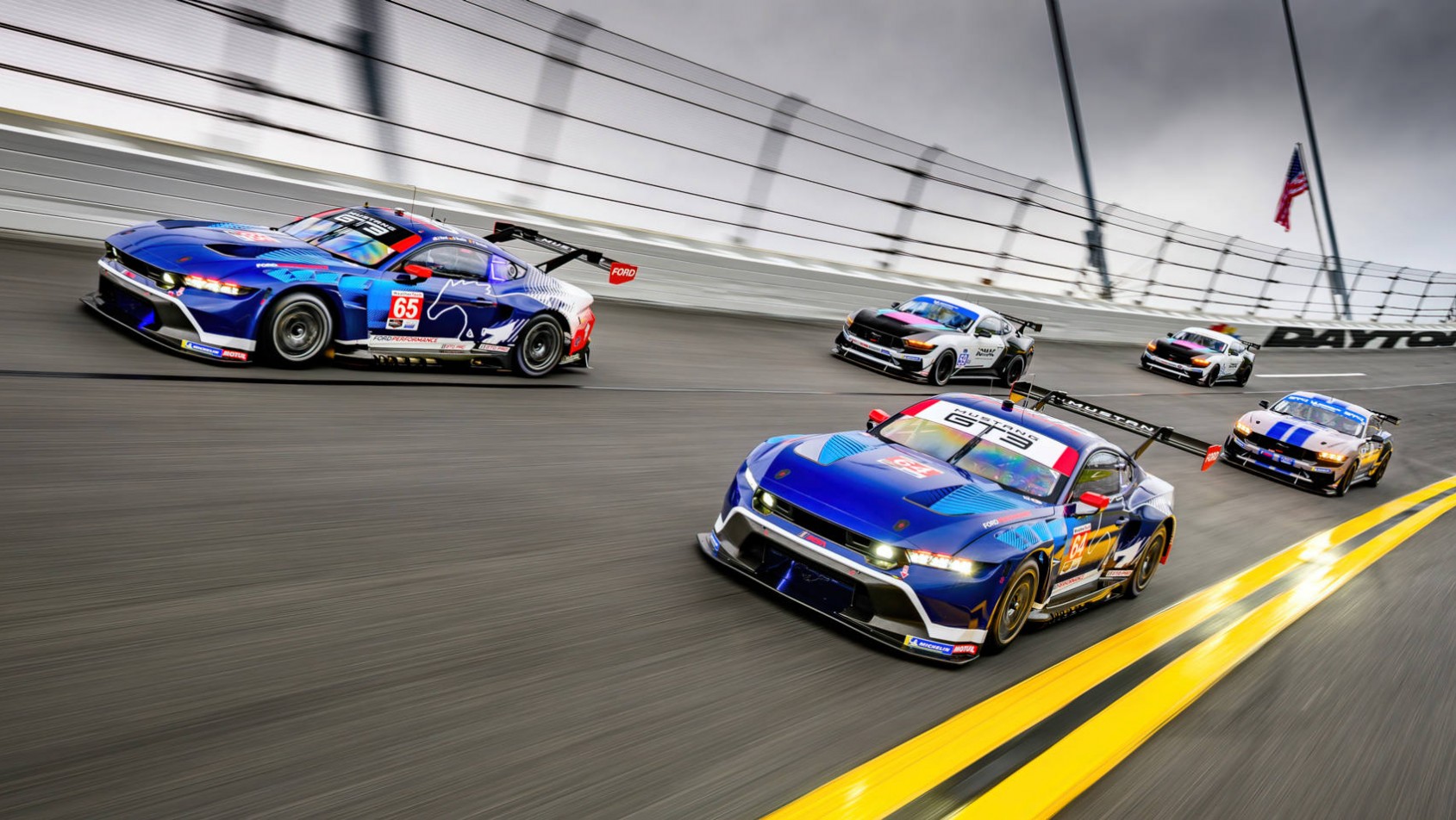 Ford Mustang GT3 Daytona 24h jazda