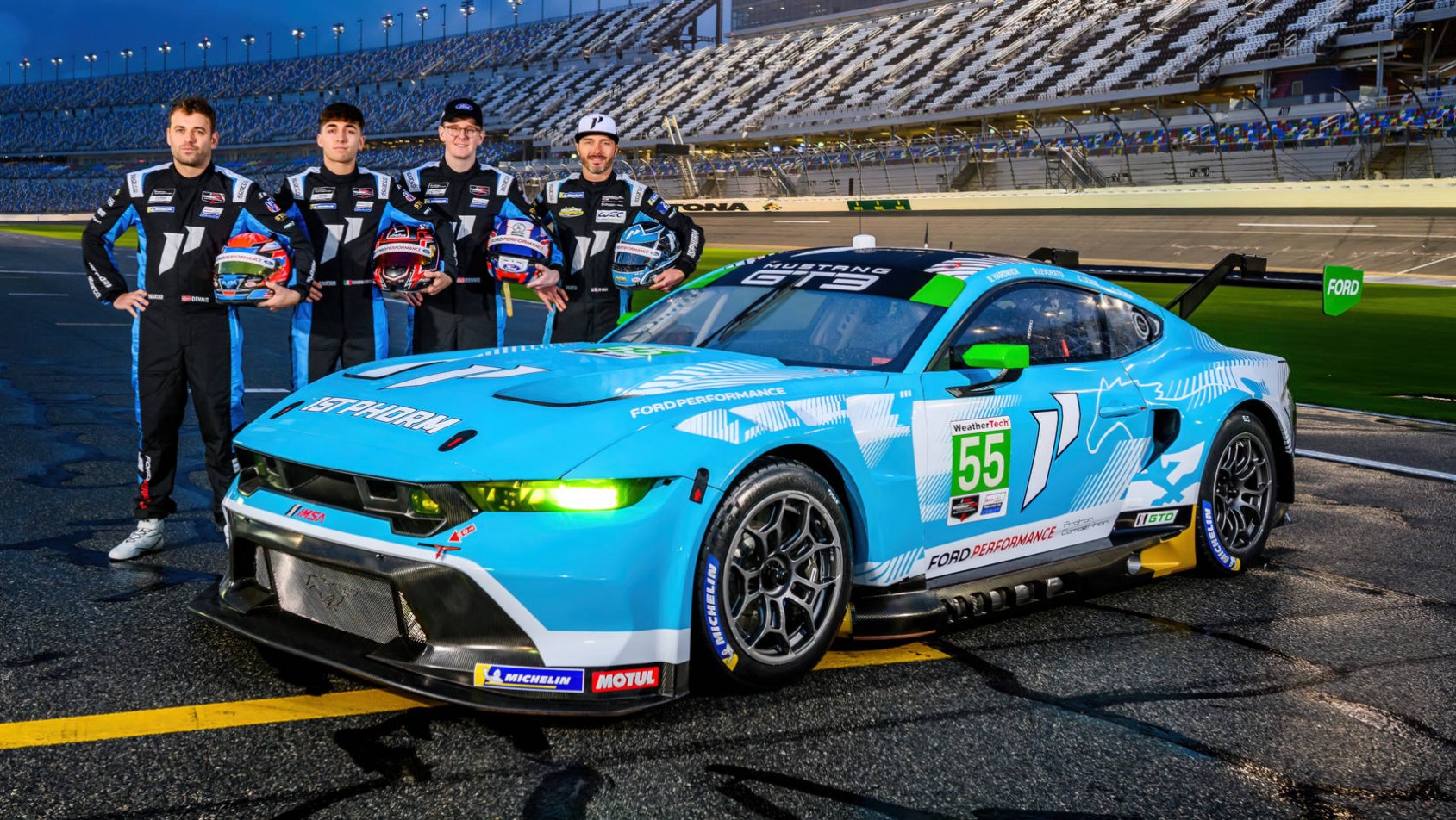 Ford Mustang GT3 Daytona 24h kierowcy