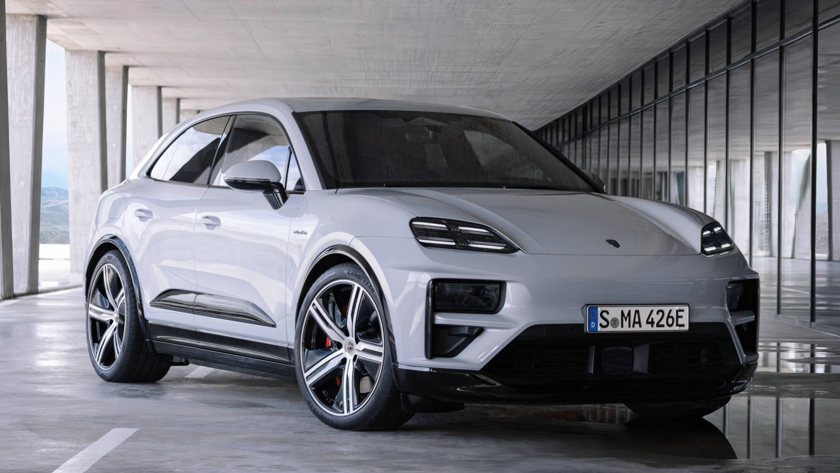 Porsche Macan Porsche Macan EV 2024 przedni pas