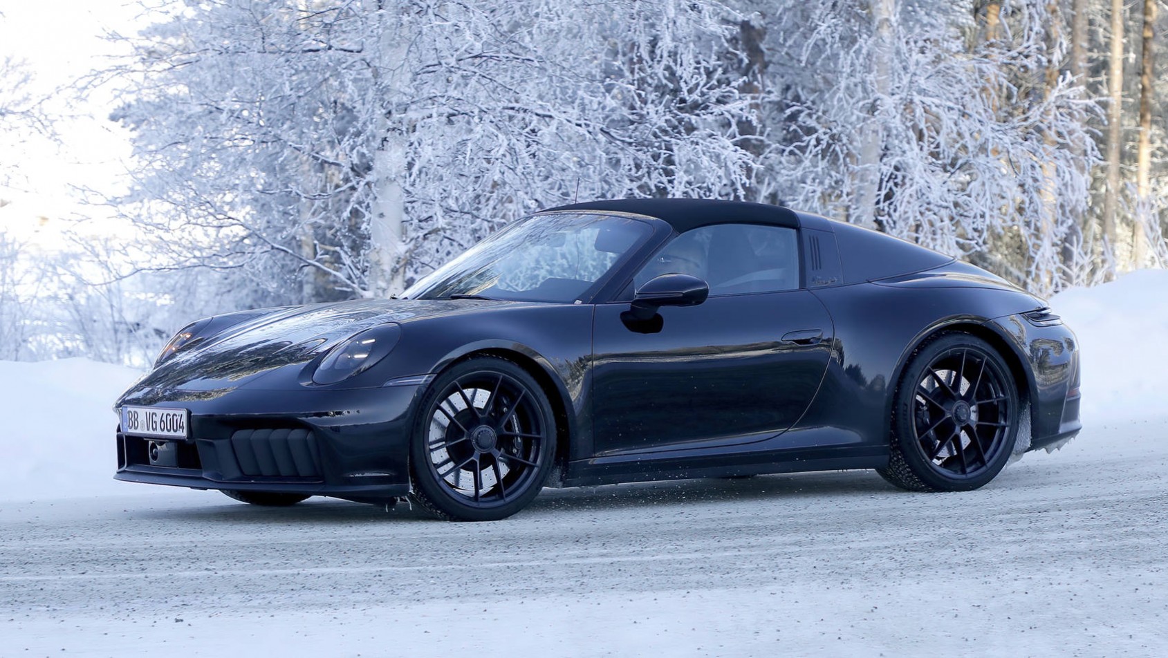 Porsche 911 992.2 lifting targa dach