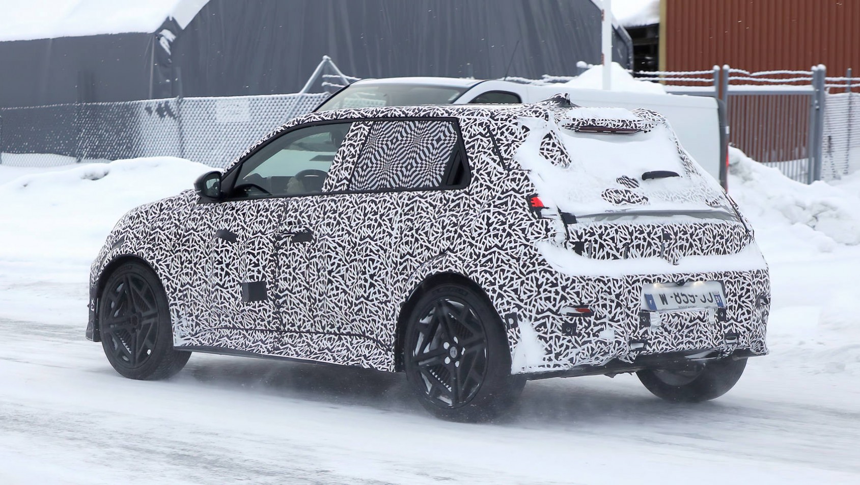 Alpine A290 spyshot kamuflaż