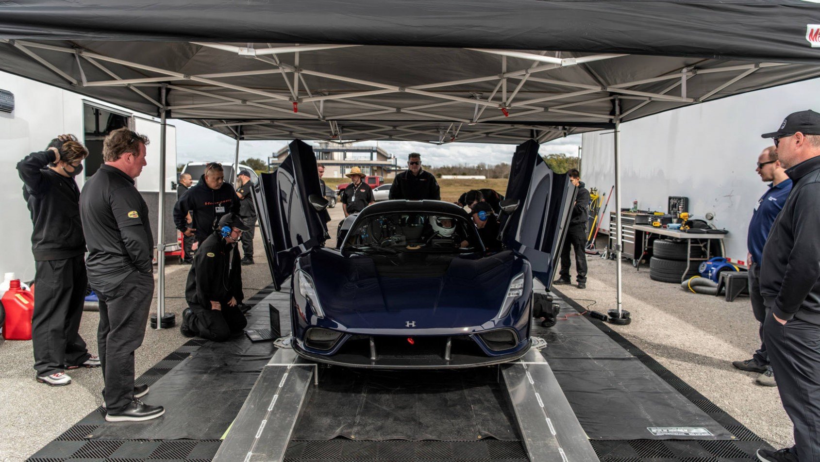 Hennessey Venom F5 Hennessey Venom F5 ośrodek testowy