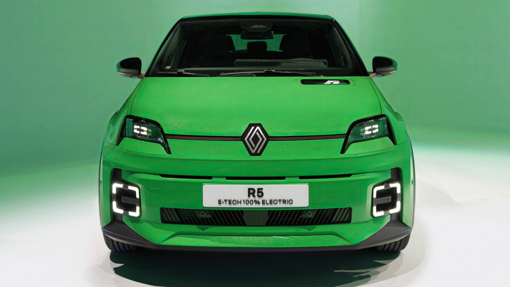 2024 Renault 5 E-Tech pop green przód